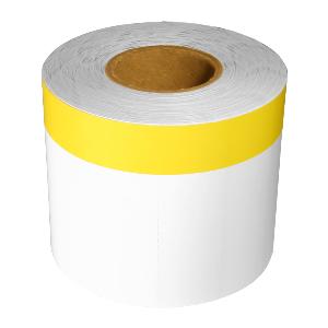 GreenTag Premium Shelf, vit med gul ruta, 80 x 25 mm, TT, 1.250/rulle