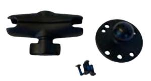 Fordons- ock truckhållare till Granit-serien, fast kulled med arm