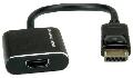 HDMI-adapter för laptops med Display-port, längd 10 cm